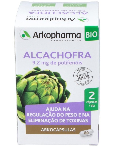 Arkopharma Arkocápsulas Alcachofa, 80 Cápsulas