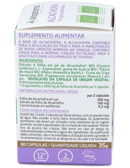 Arkopharma Arkocápsulas Alcachofa, 80 Cápsulas