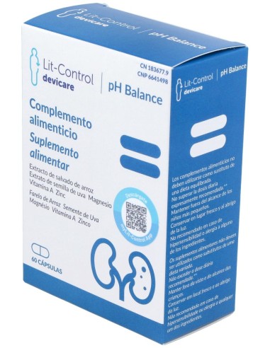 Lit Control Ph Balance, 60 Cápsulas