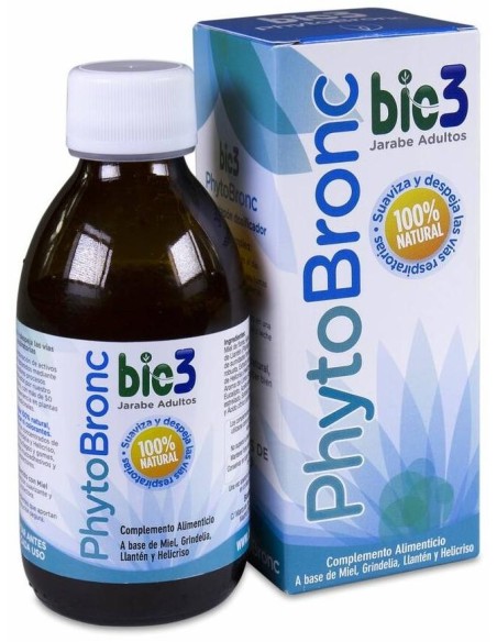 Bio3 Phytbronc Jarabe Adultos 100% Natural 210G