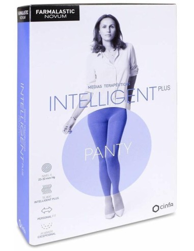 Farmalastic Novum Intelligent Plus Panty Premamá Compresión Normal Caviar Talla 3, 1 Ud