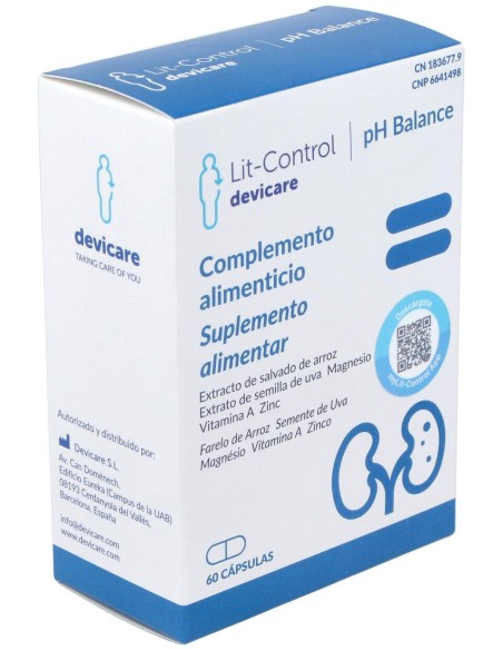Lit Control Ph Balance, 60 Cápsulas