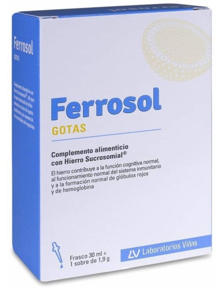 Ferrosol Gotas 30 Ml + Sobres 1,9 G