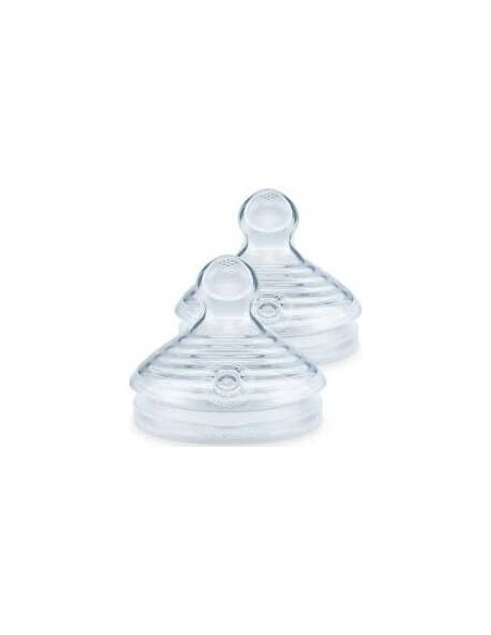 Nuk Tetina Silicona Anticólico 6 A 18 Meses Nature Sense, 2 Unidades