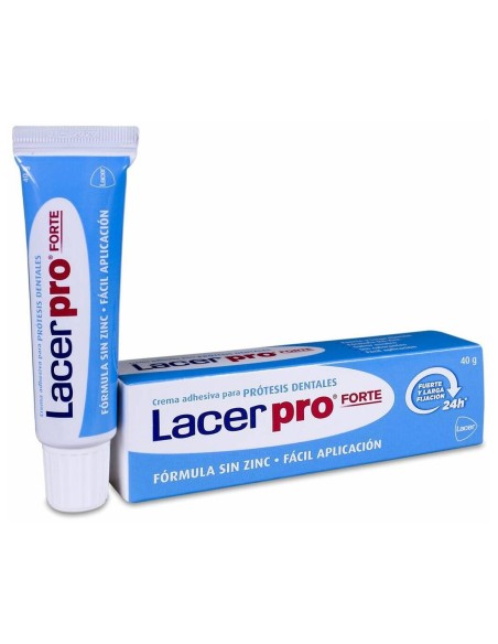 Lacer Pro Fijación Extrafuerte Adhesivo Prótesis, 40 G