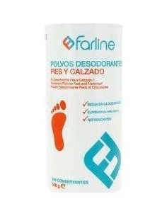 Farline Polvos Desodorantes De Pies, 100 G