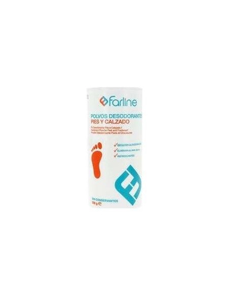 Farline Polvos Desodorantes De Pies, 100 G