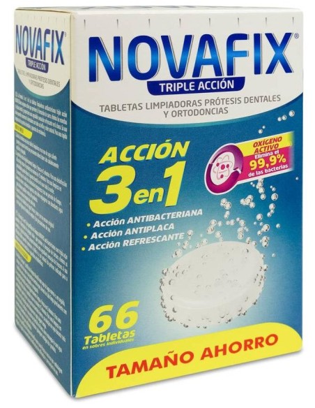 Novafix Tabletas Limpiadoras Triple Accion Limpi