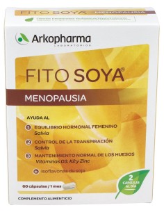 Arkopharma Fitosoya Menopausia, 60 Cápsulas