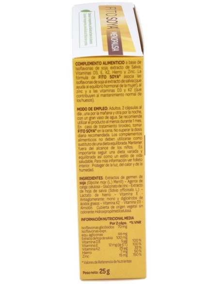 Arkopharma Fitosoya Menopausia, 60 Cápsulas