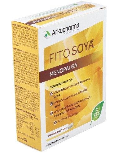 Arkopharma Fitosoya Menopausia, 60 Cápsulas