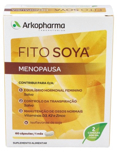 Arkopharma Fitosoya Menopausia, 60 Cápsulas
