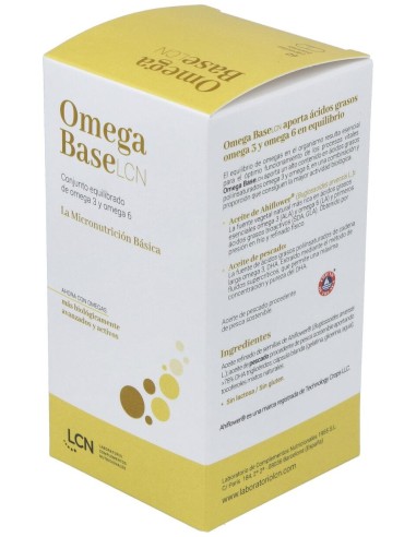 Lcn 1955 Omega Base Lcn, 60 Cápsulas Blandas
