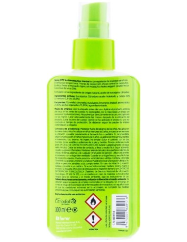 Otc Herbal Spray Repelente De Insectos 100Ml