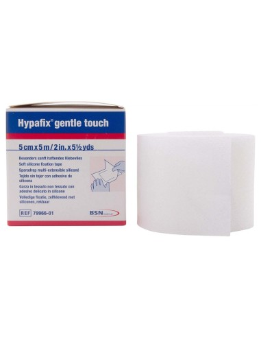 Hypafix Gentle Touch Banda Elástica Autoadhesiva 5 Cm X 5 M, 1 Ud
