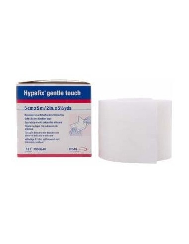 Hypafix Gentle Touch Banda Elástica Autoadhesiva 5 Cm X 5 M, 1 Ud