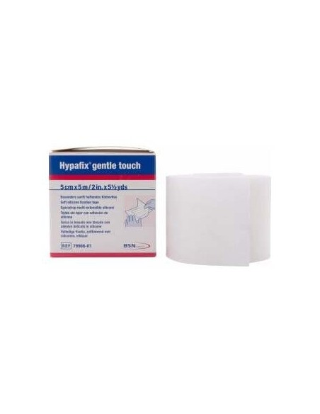 Hypafix Gentle Touch Banda Elástica Autoadhesiva 5 Cm X 5 M, 1 Ud