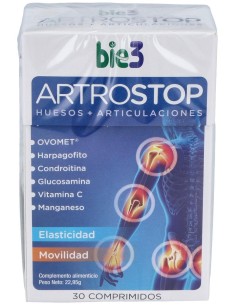 Bio3 Artrostop Huesos Y Articulaciones 30Comp