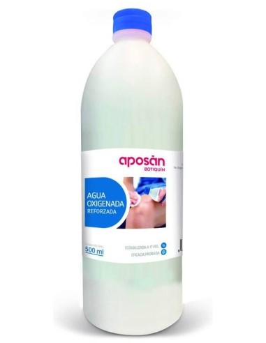 Aposán Agua Oxigenada Reforzada, 500 Ml