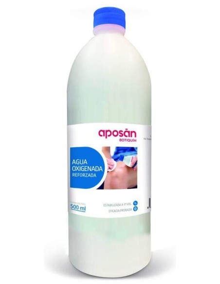 Aposán Agua Oxigenada Reforzada, 500 Ml