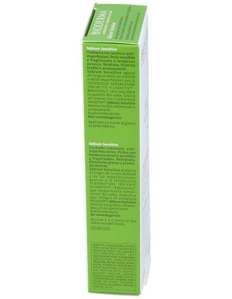 Sebium Sensitive Calma Rehidrata Lesiones Acne 30M