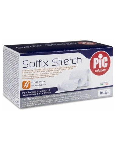 Pic Solution Soffix Stretch Esparadrapo Elástico 10 Cm X 2 M, 1 Ud