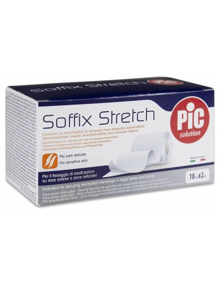 Pic Solution Soffix Stretch Esparadrapo Elástico 10 Cm X 2 M, 1 Ud