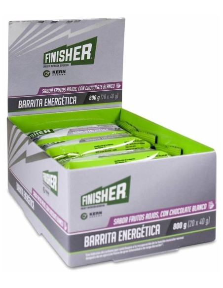 Finisher Barritas Energéticas Chocolate Blanco Y Frutos Rojos 20Uds