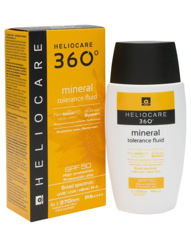 Heliocare 360º Mineral Tolerance Fluid Protector Solar Spf50 50Ml
