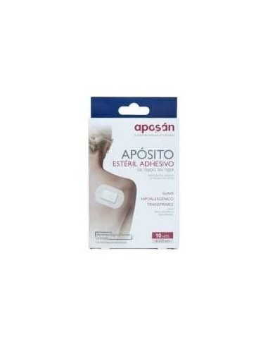 Aposán Apósito Estéril Adhesivo Tejido Sin Tejer 6X10 Cm, 10 Uds