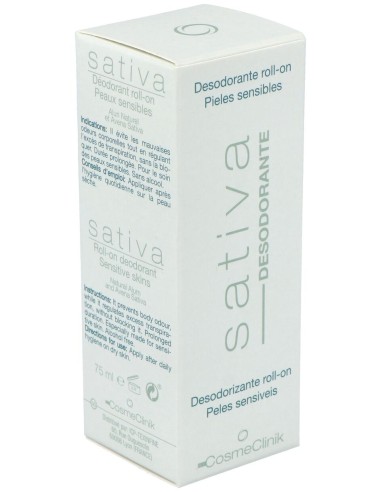 Sativa Desodorante Natural Cosmeclinik Roll On 75Ml