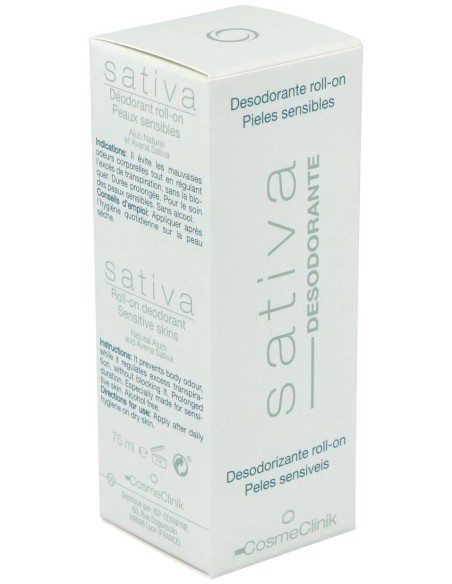 Sativa Desodorante Natural Cosmeclinik Roll On 75Ml