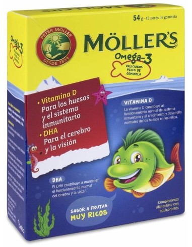 Möller'S Omega-3 Sabor Tutti-Frutti, 54 G