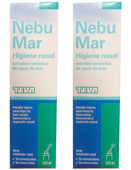 Duplo Nebumar Spray Higiene Nasal 100 Ml, 2 Unidades