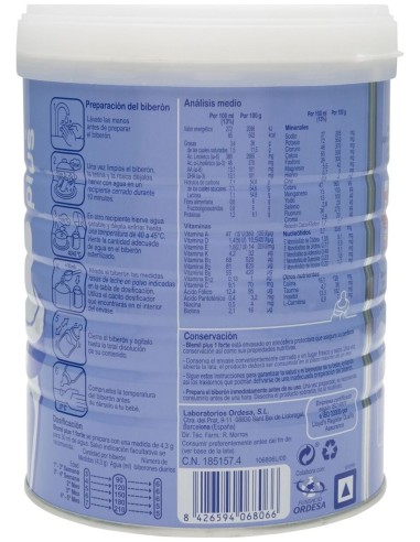 Blemil -1- Plus Forte 800 G. Nutriexpert