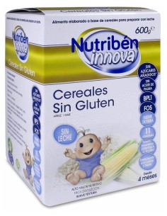 Nutriben Pap Innova Cereales S/Gluten 600Gr.