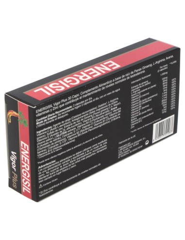 Energisil Vigor Plus (Ginseng+Arginina) 30Cap.