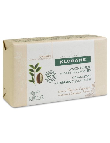 Klorane Pastilla Jabón Crema Fleur De Cupuaçu, 100 G