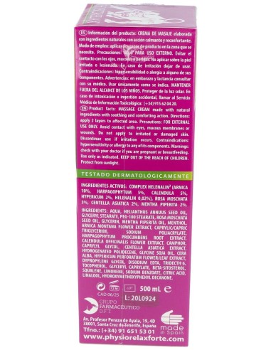 Physiorelax Pack Forte Plus 500Ml + Botella