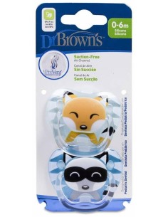 Handi-Craft Dr. Brown'S Chupete Prevent Animal Niño 0-6 Meses Talla 1, 2 Unidades